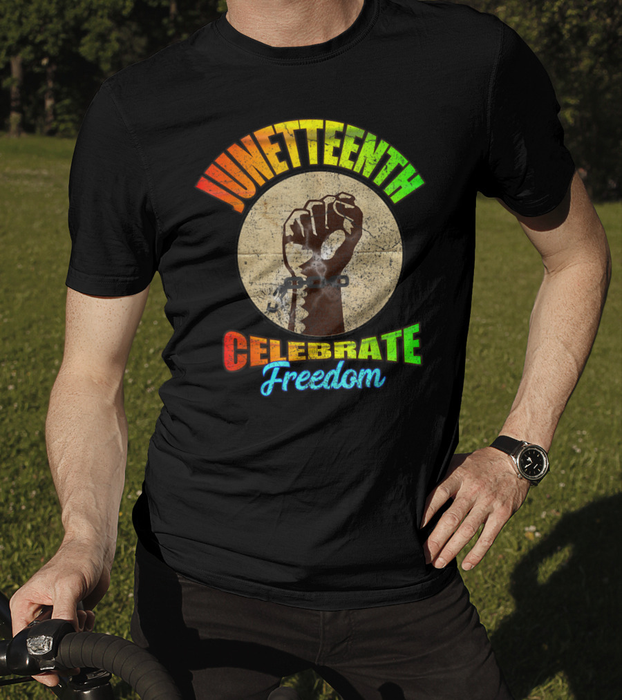 Juneteenth Celebrate Freedom End Of Slavery Abolished American T-Shirt