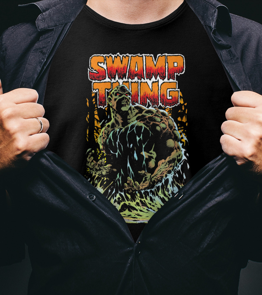 Justice League DC Swamp Thing Comic T-Shirt