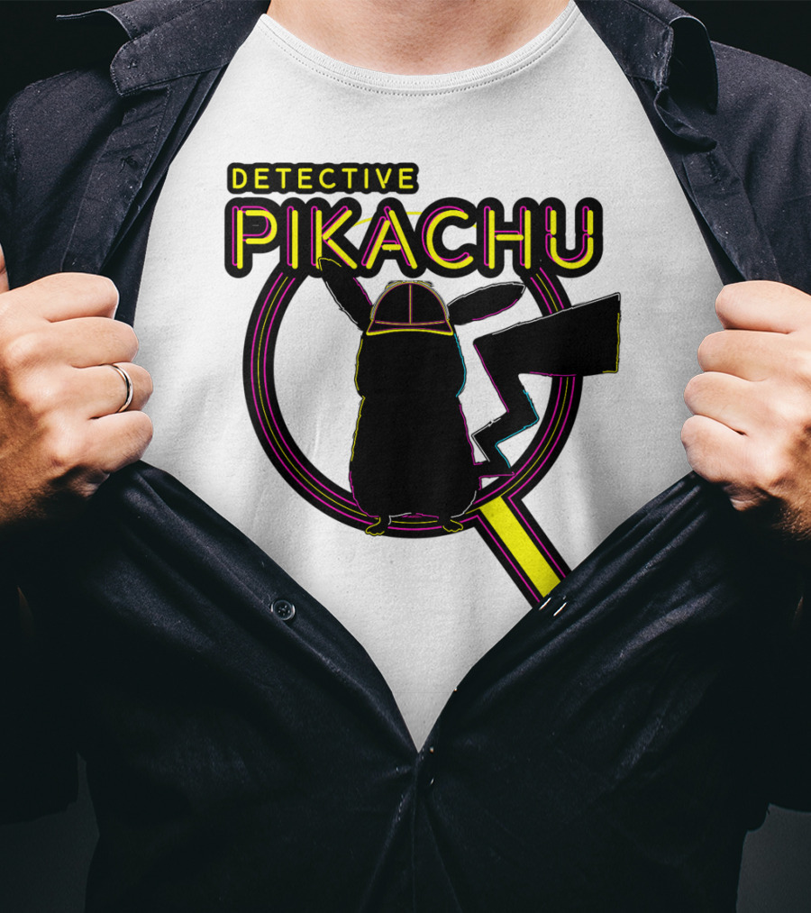 Detective Pikachu Magnify Pikachu Kids Iconic T-Shirt
