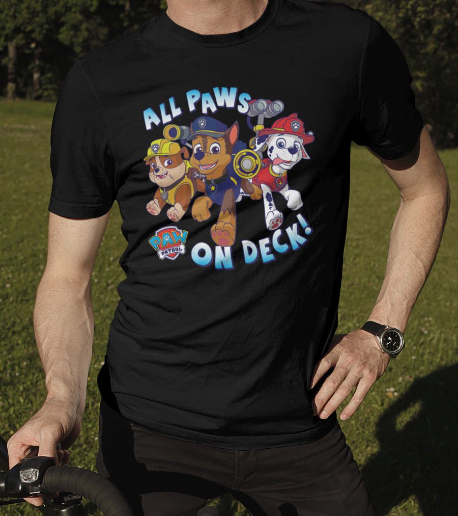 Paw Patrol All Paws On Deck Kids Group T-Shirt