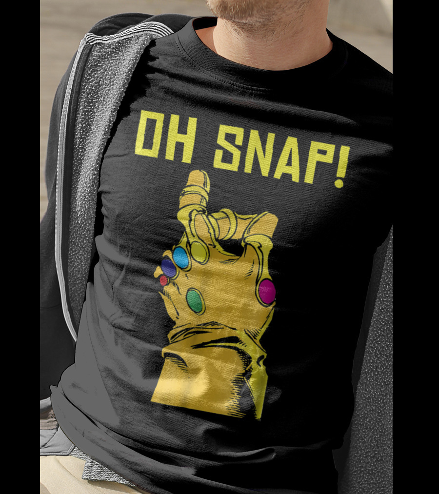 Marvel Oh Snap Infinity Gauntlet Thanos T-Shirt