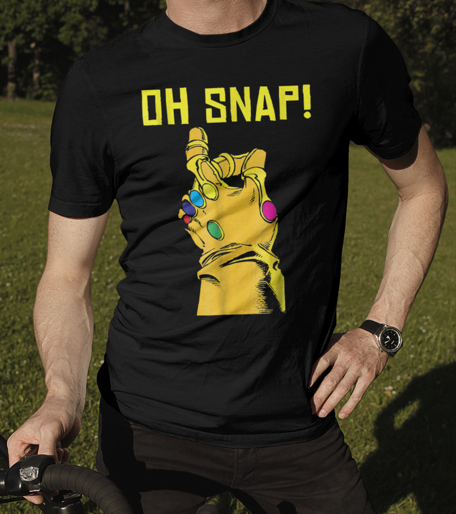 Marvel Oh Snap Infinity Gauntlet Thanos T-Shirt