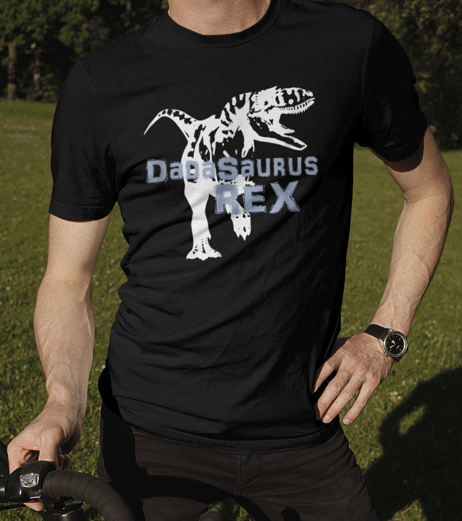 Father Son DaDaSaurus Rex Dinosaur Matching T-Shirt