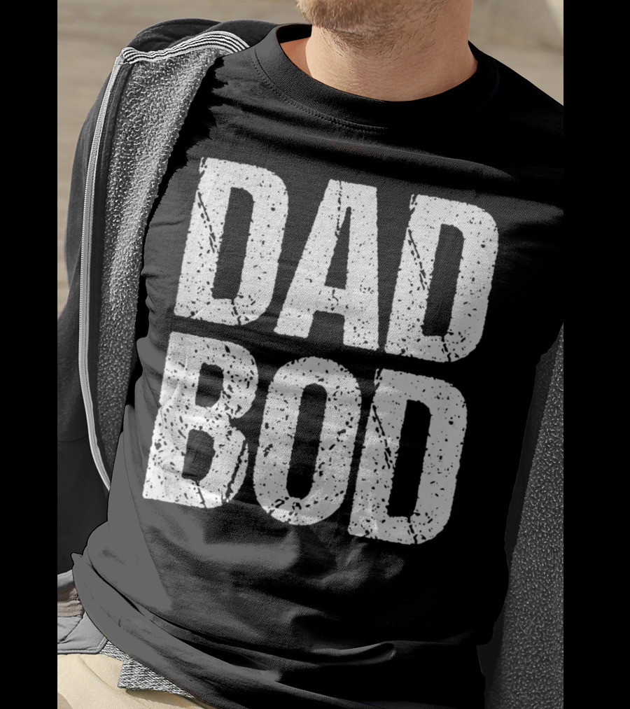 Dad Bod Mens Funny Gym Workout Cheat Day T-Shirt