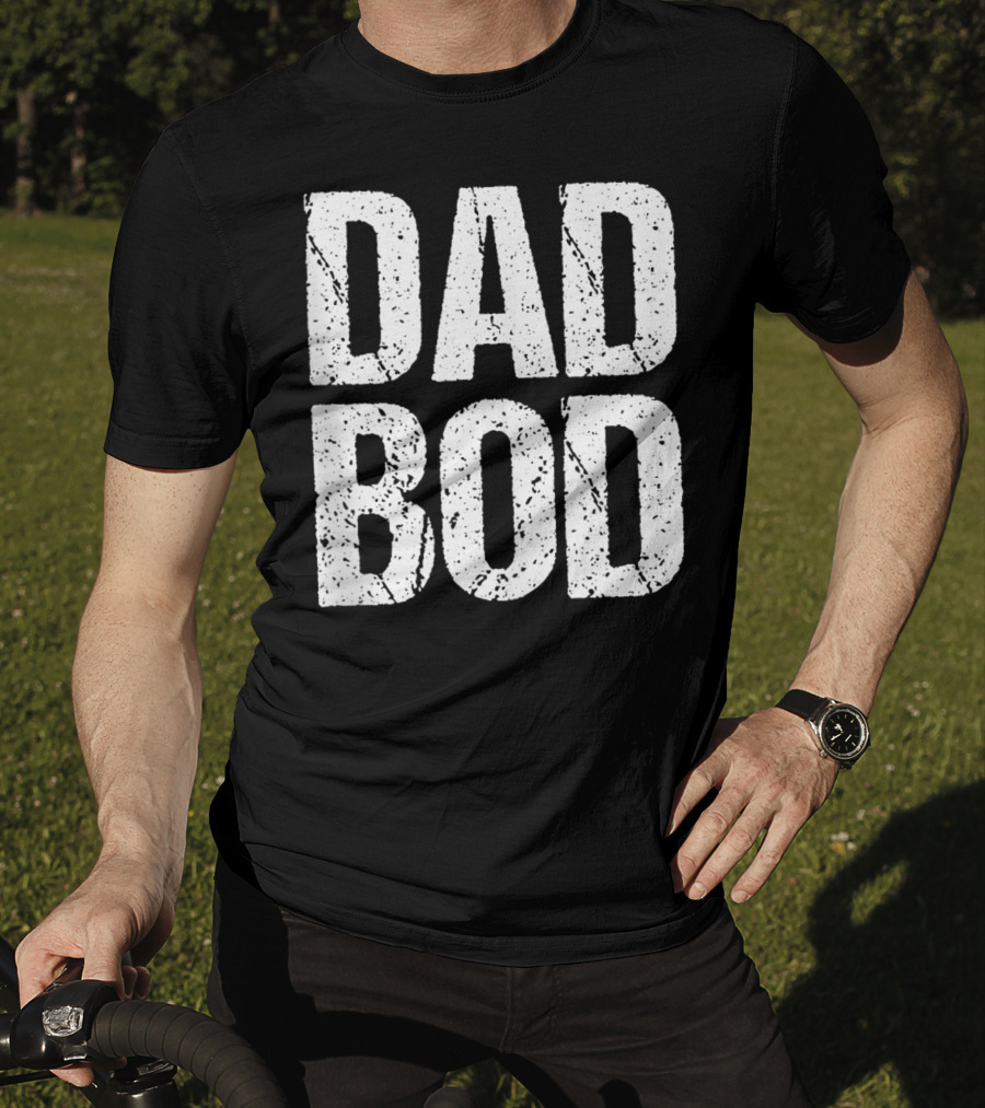 Dad Bod Mens Funny Gym Workout Cheat Day T-Shirt