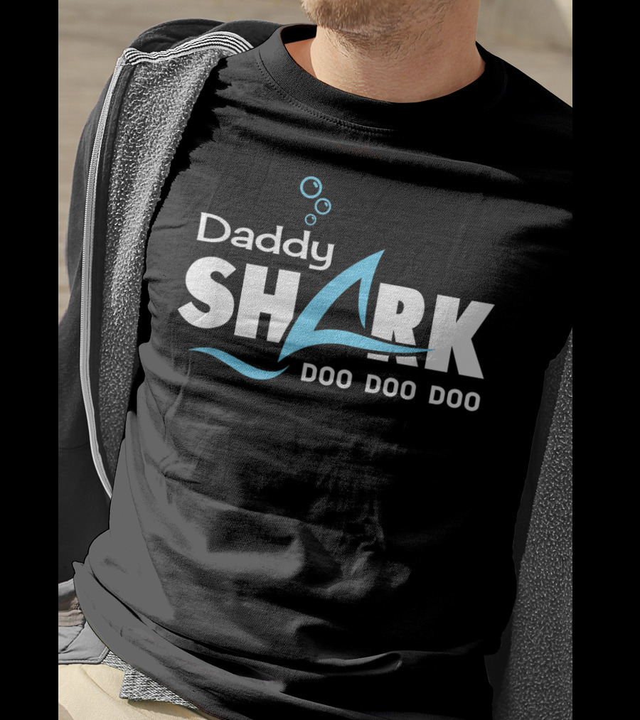 Daddy Shark Doo Doo Doo Mens T-Shirt