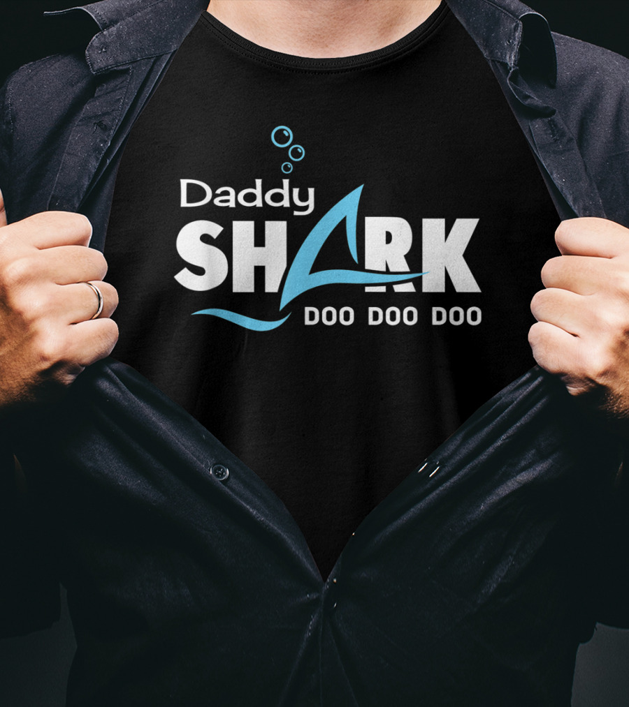Daddy Shark Doo Doo Doo Mens T-Shirt