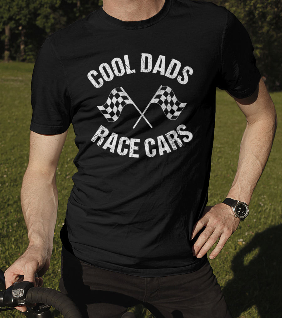 Cool Dads Race Cars Dirt Track Racing Fathers T-Shirt