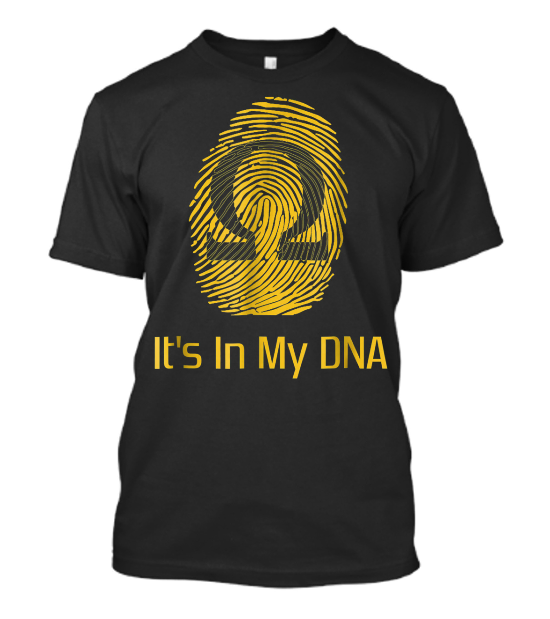 Omega Fingerprint It's In My DNA Psi Purple Phi Gold T-Shirt
