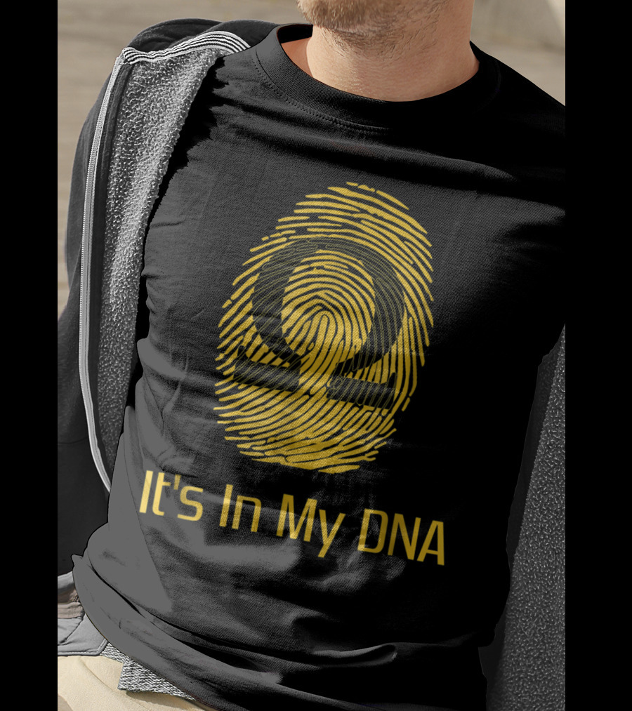 Omega Fingerprint It's In My DNA Psi Purple Phi Gold T-Shirt
