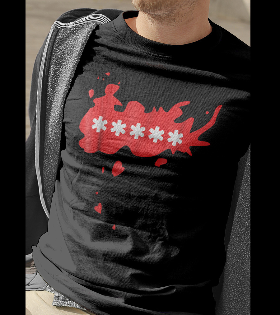 Persona 5 Futaba Sakura Asterisk Red Splatter T-Shirt