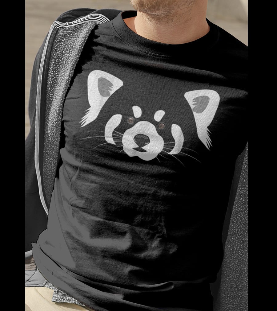Red Panda Face T-Shirt