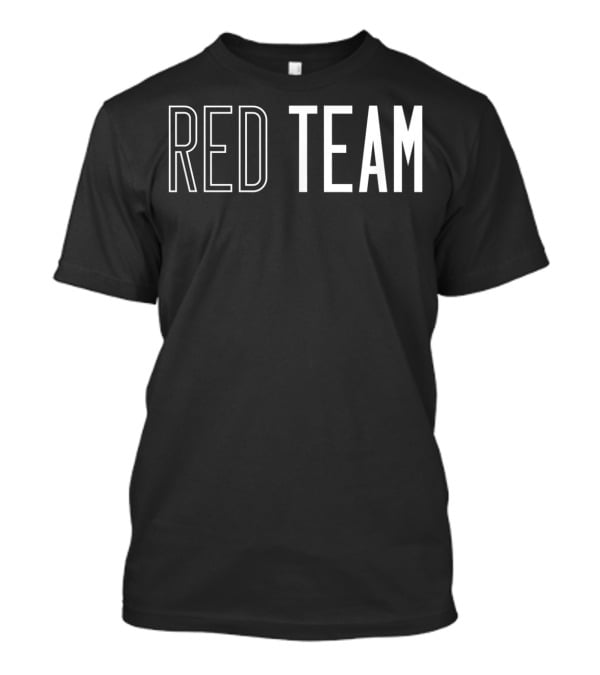 Red Team Competition Sports Games Event Team Spirit T-Shirt