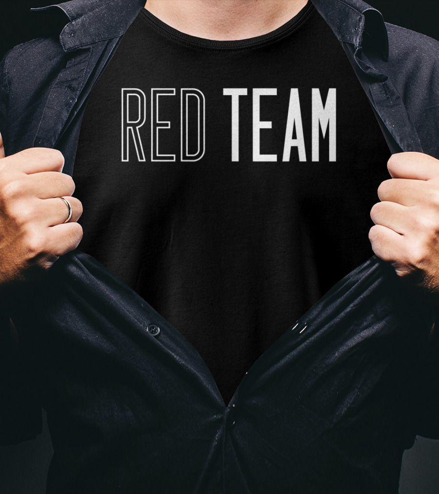 Red Team Competition Sports Games Event Team Spirit T-Shirt