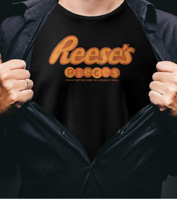 Reese's Pieces Peanut Butter Candy In A Crunchy Shell T-Shirt