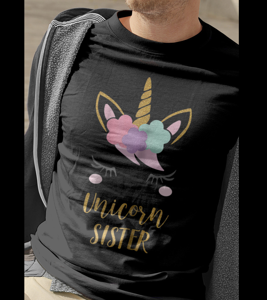 Unicorn Sister Cute Unicorn Sister T-Shirt