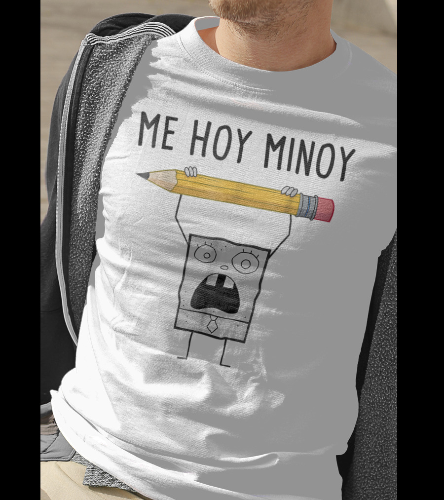 Spongebob Squarepants Doodlebob Me Hoy Minoy Pencil T-Shirt