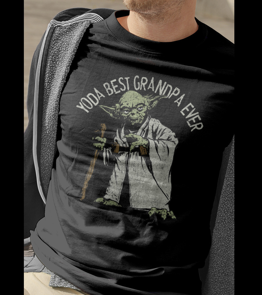 Star Wars Yoda Best Grandpa Ever T-Shirt