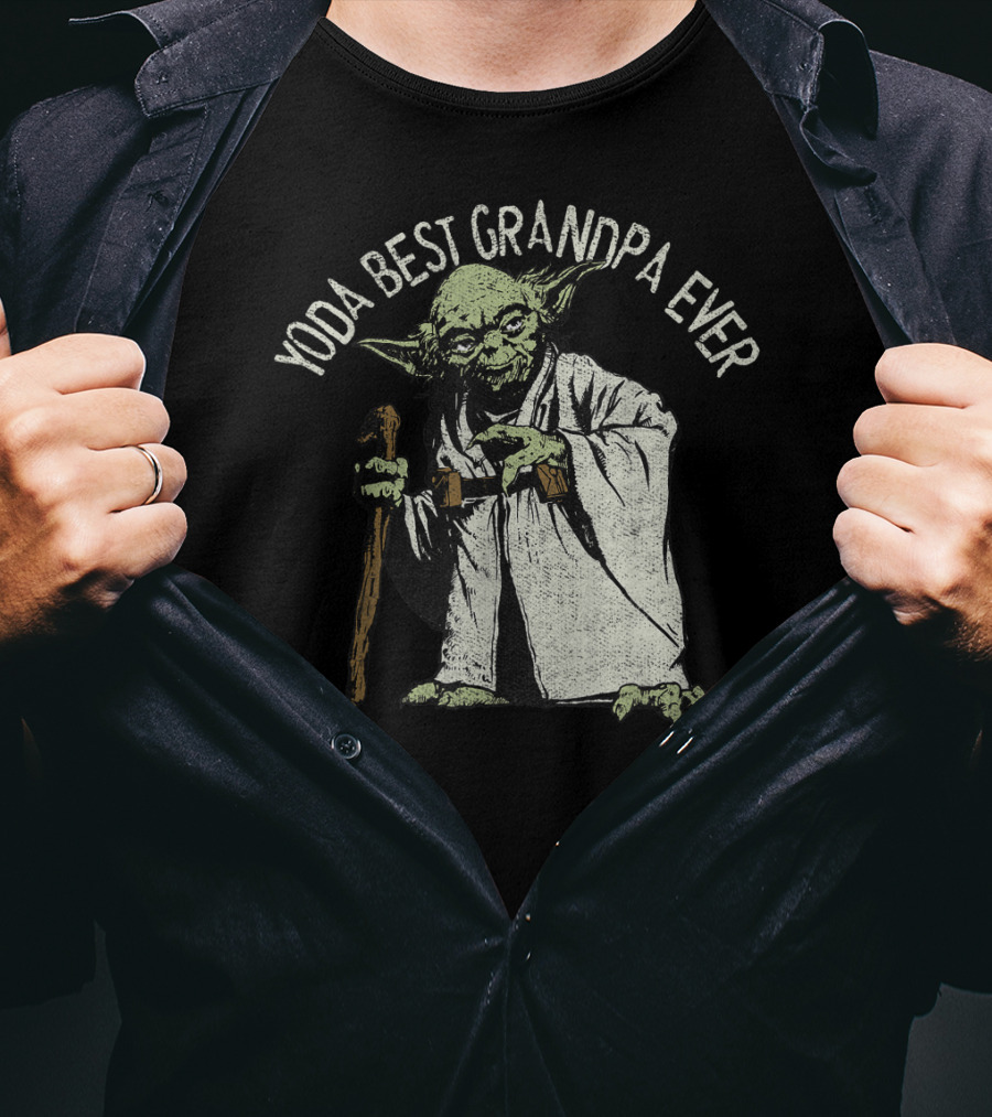 Star Wars Yoda Best Grandpa Ever T-Shirt