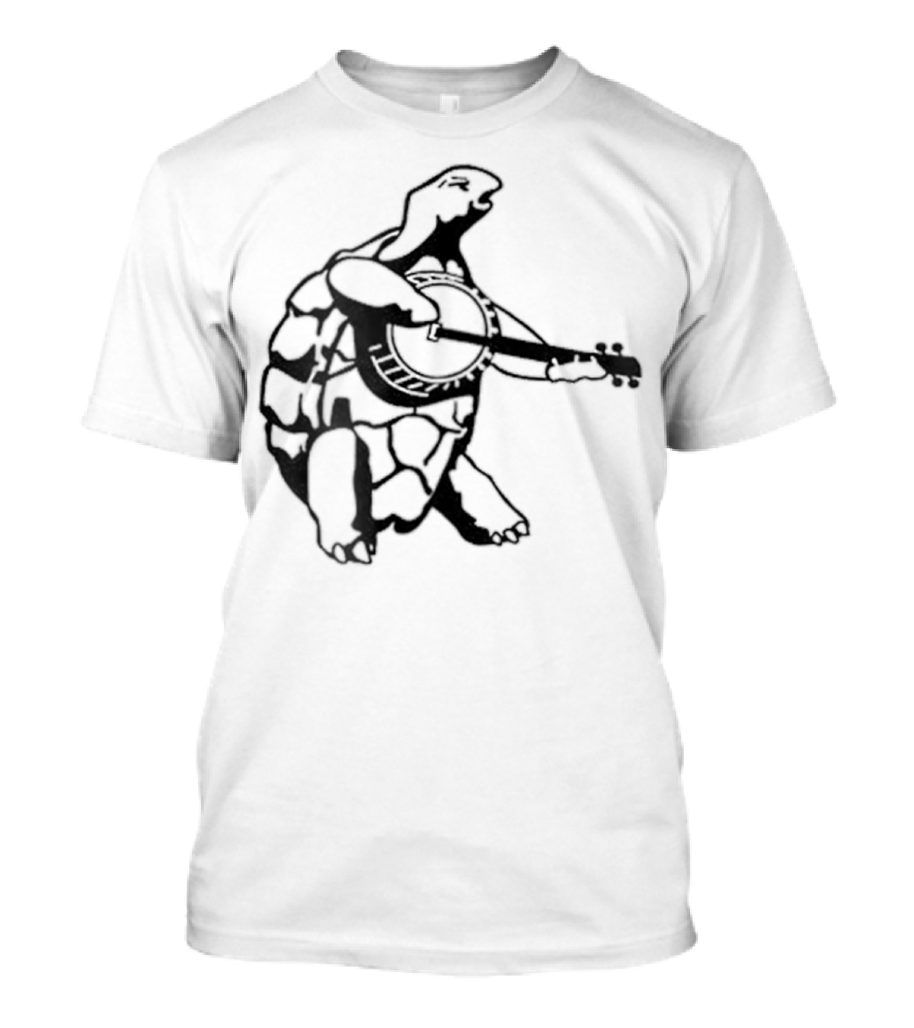 Terrapin Station Turtle Playing Banjo T-Shirt