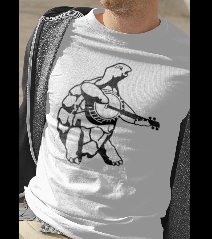 Terrapin Station Turtle Playing Banjo T-Shirt