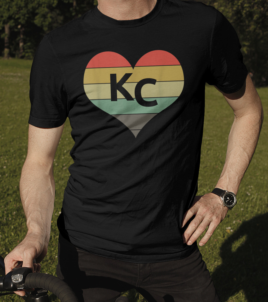 Kansas City Vintage Heart Love KC Men T-Shirt