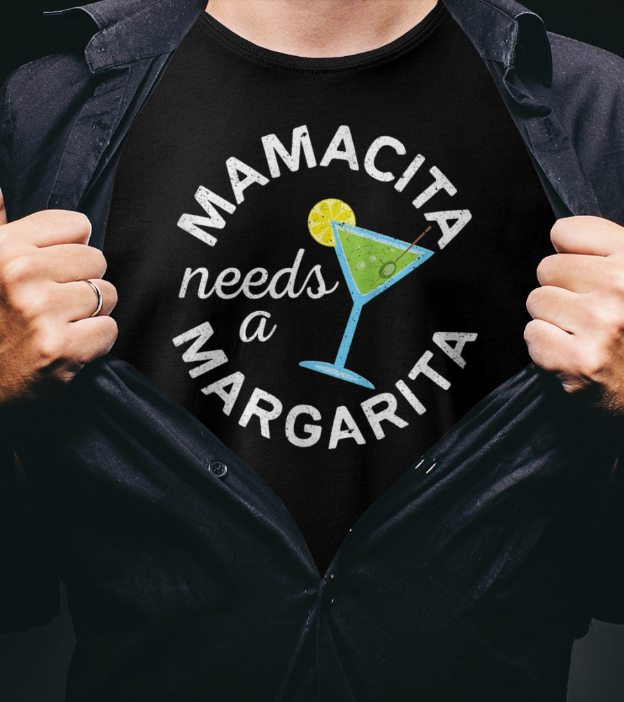 Mamacita Needs A Margarita Cinco De Mayo Fiesta T-Shirt