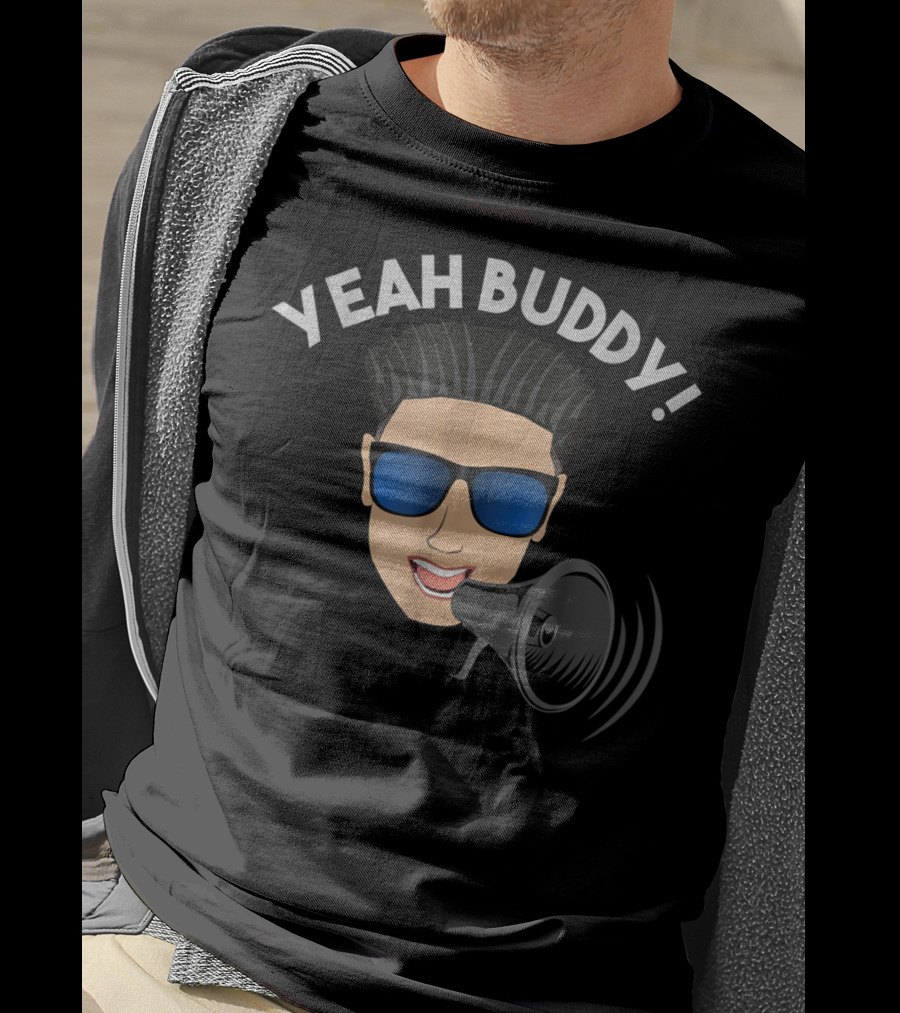 Yeah Buddy DJ Pauly D Megaphone Iconic Expression T-Shirt
