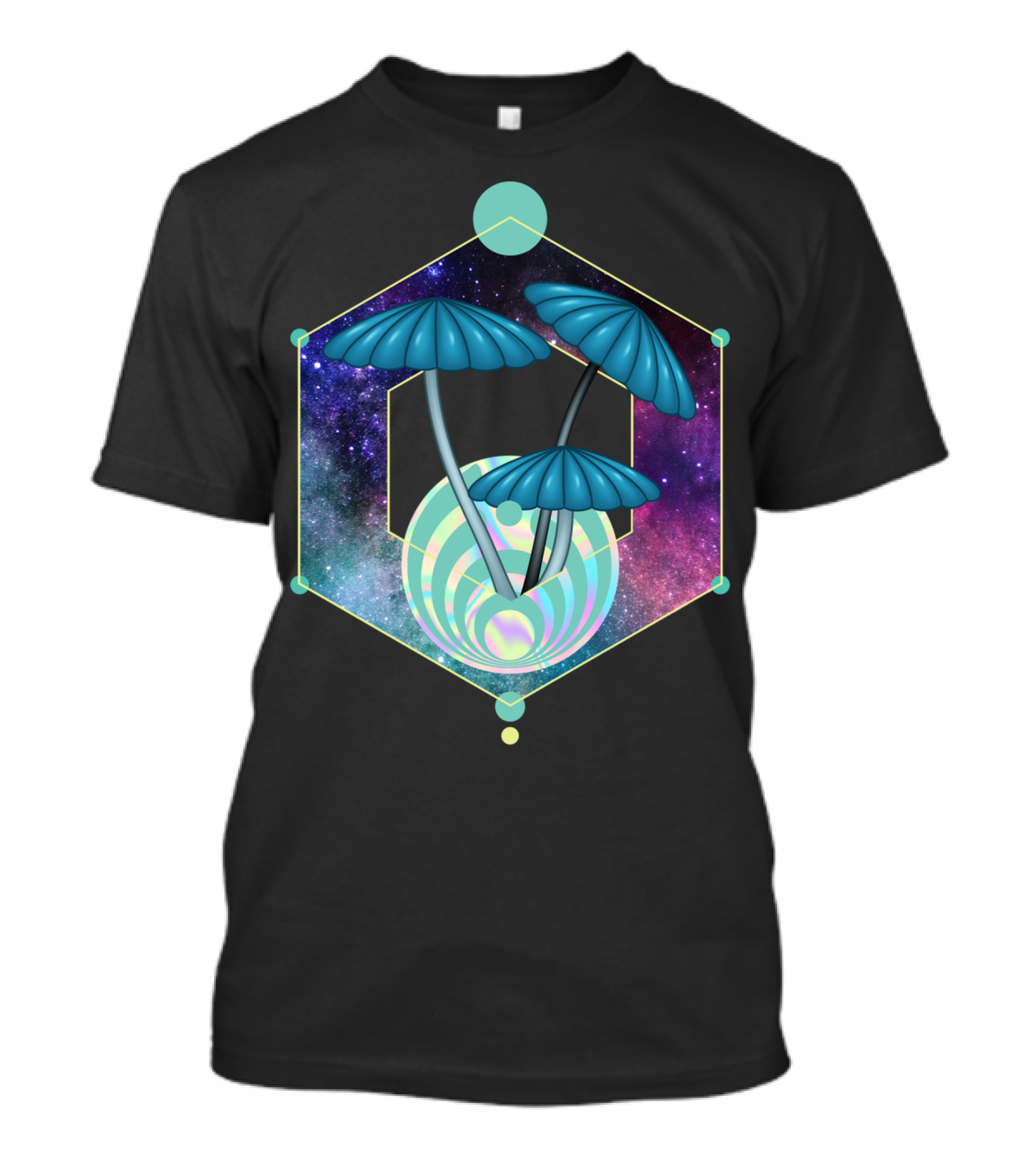 Bass Head Nectar Galaxy Mushroom Trip Dubstep T-Shirt