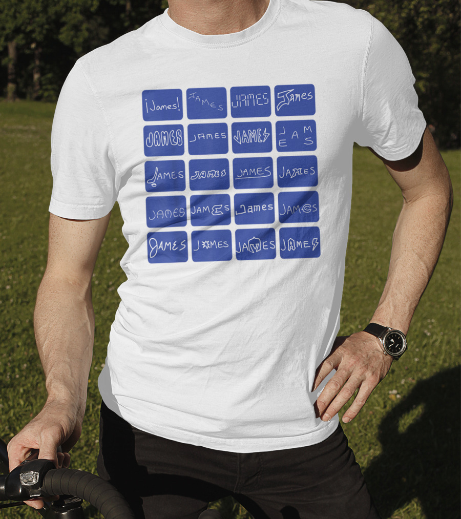 James Creative Typography Styles Collection T-Shirt