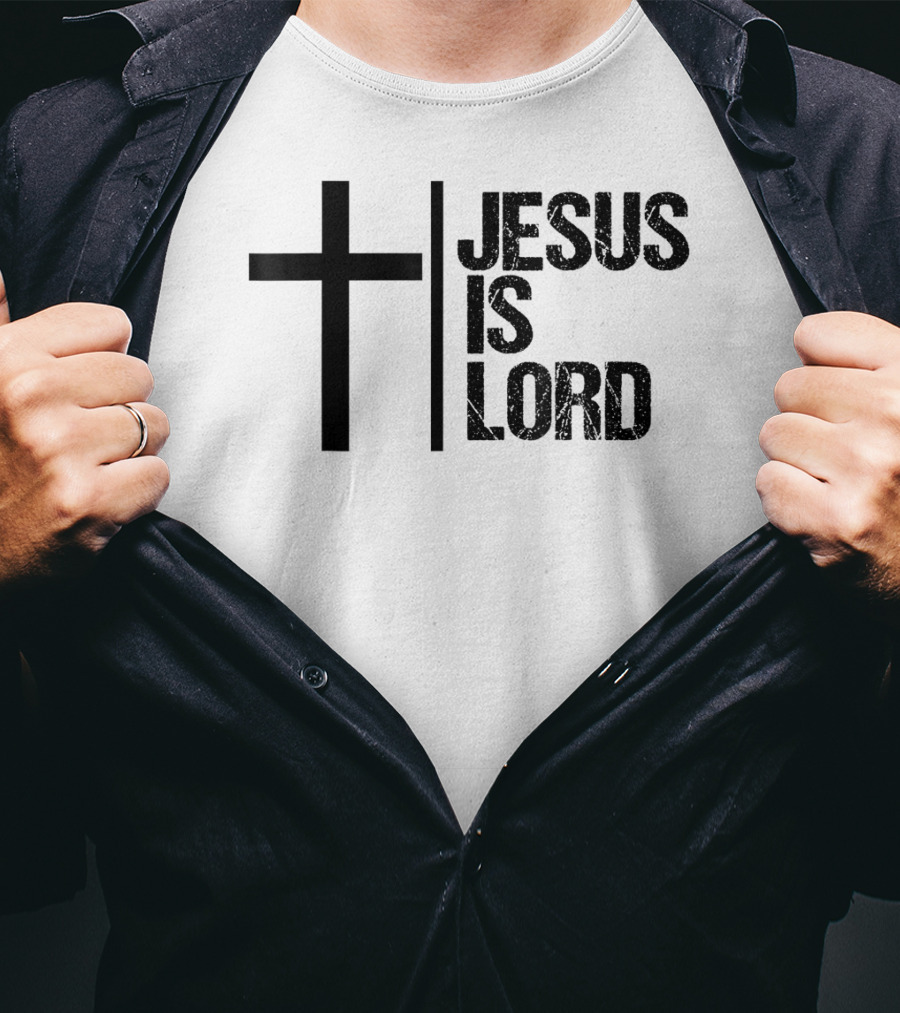 Jesus Is Lord Cross Faith Christian Bible T-Shirt