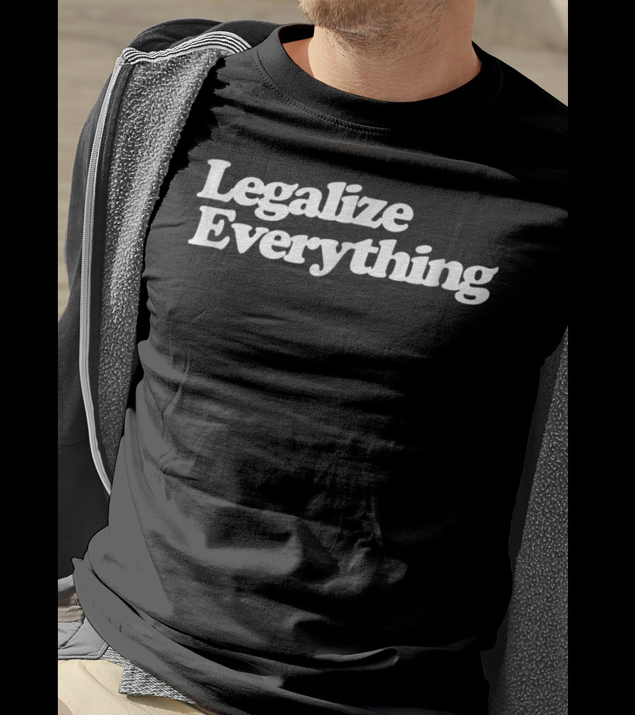 Legalize Everything Libertarian Ancap Free Iconic T-Shirt