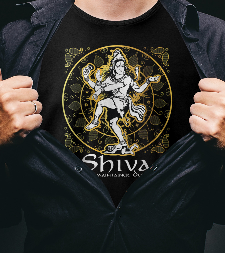 Shiva Creator Maintainer Destroyer Hindu Gods Lord Shiva T-Shirt
