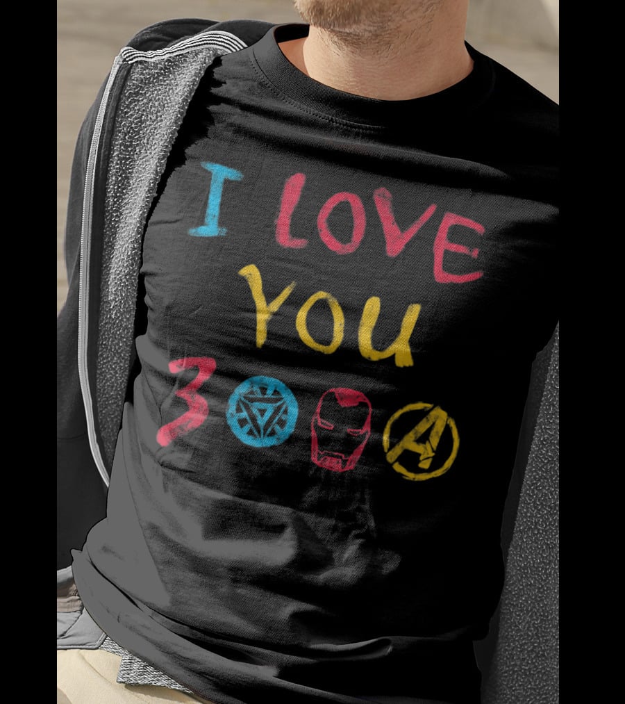 I Love You 3000 Iron Man Avengers Endgame Arc Reactor A T-Shirt