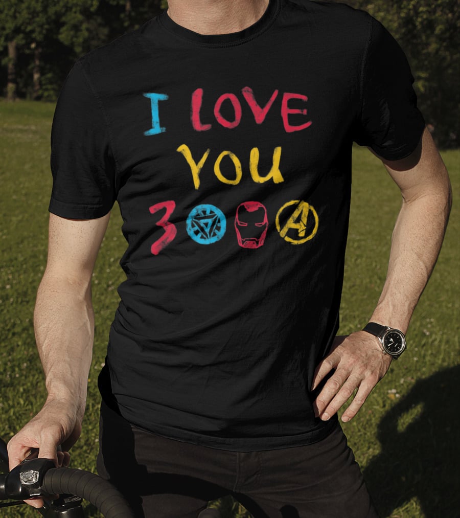 I Love You 3000 Iron Man Avengers Endgame Arc Reactor A T-Shirt