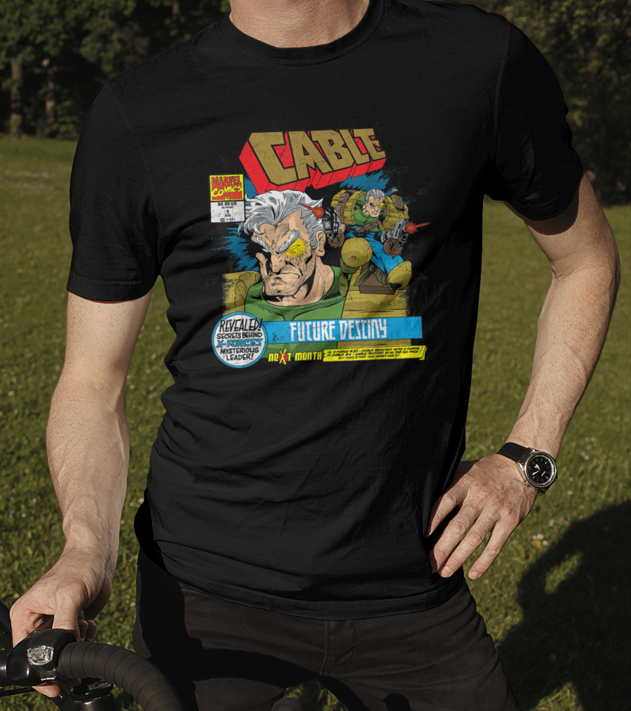 Marvel X Men Cable Future Destiny Revealed Secrets Behind Mysterious Leader Next Month T-Shirt