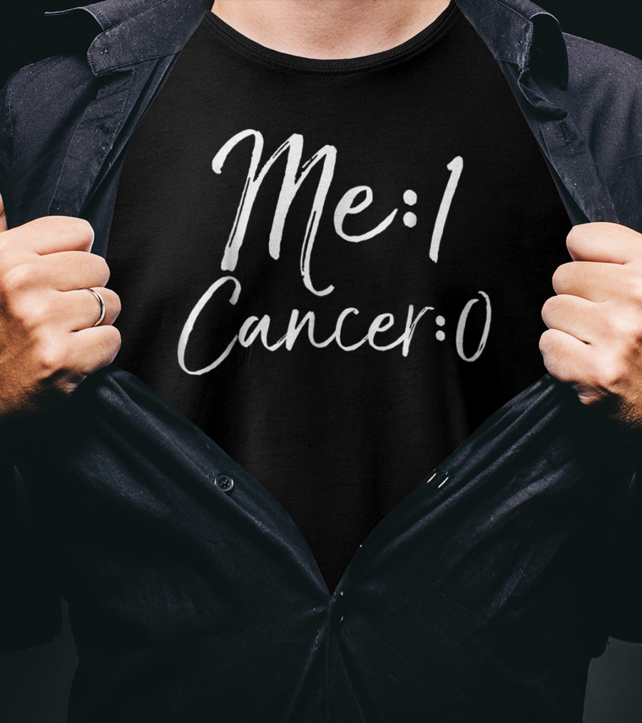 Me 1 Cancer 0 Cute Survivor Remission T-Shirt