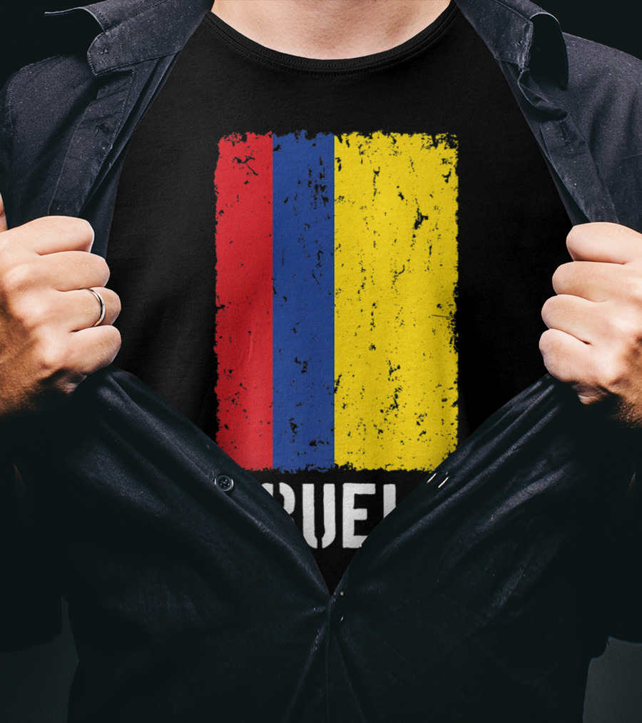 Colombian Grandpa Abuelo Colombia Flag T-Shirt