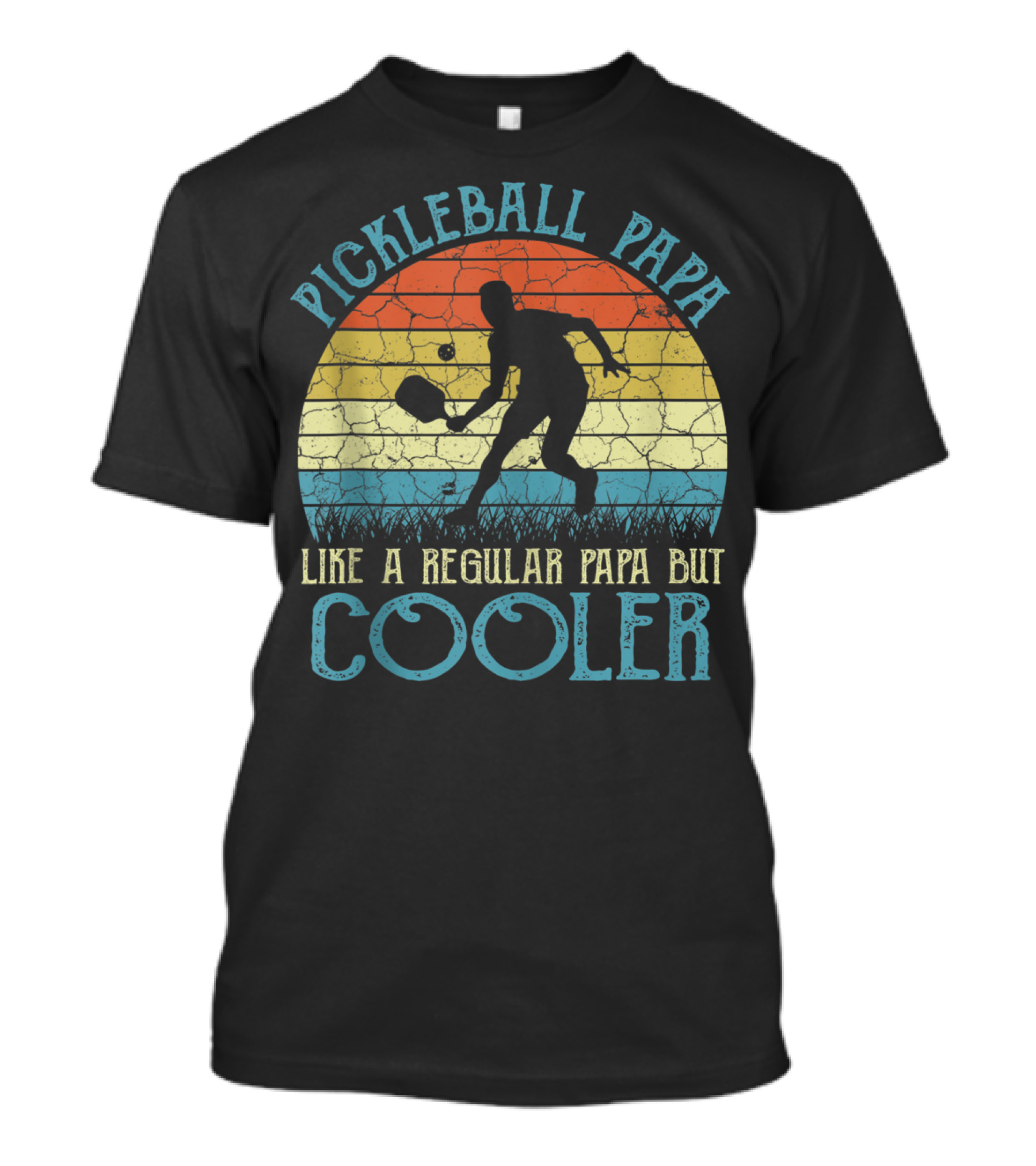 Pickleball Papa Like A Regular Papa But Cooler T-Shirt