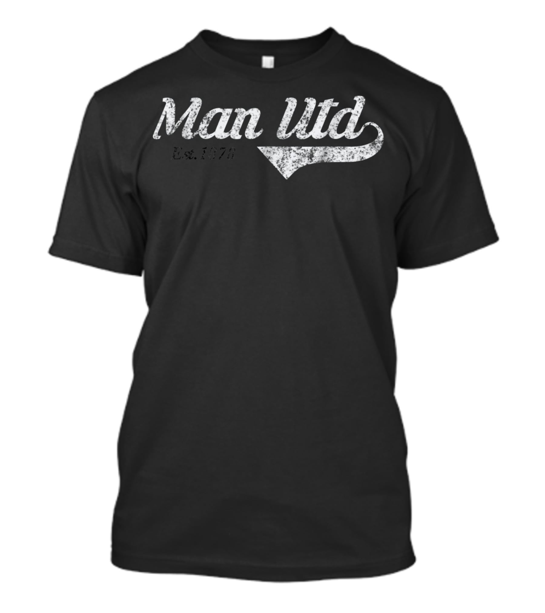 Man Utd Est. 1878 Retro Soccer Jersey Red Devils Manchester T-Shirt