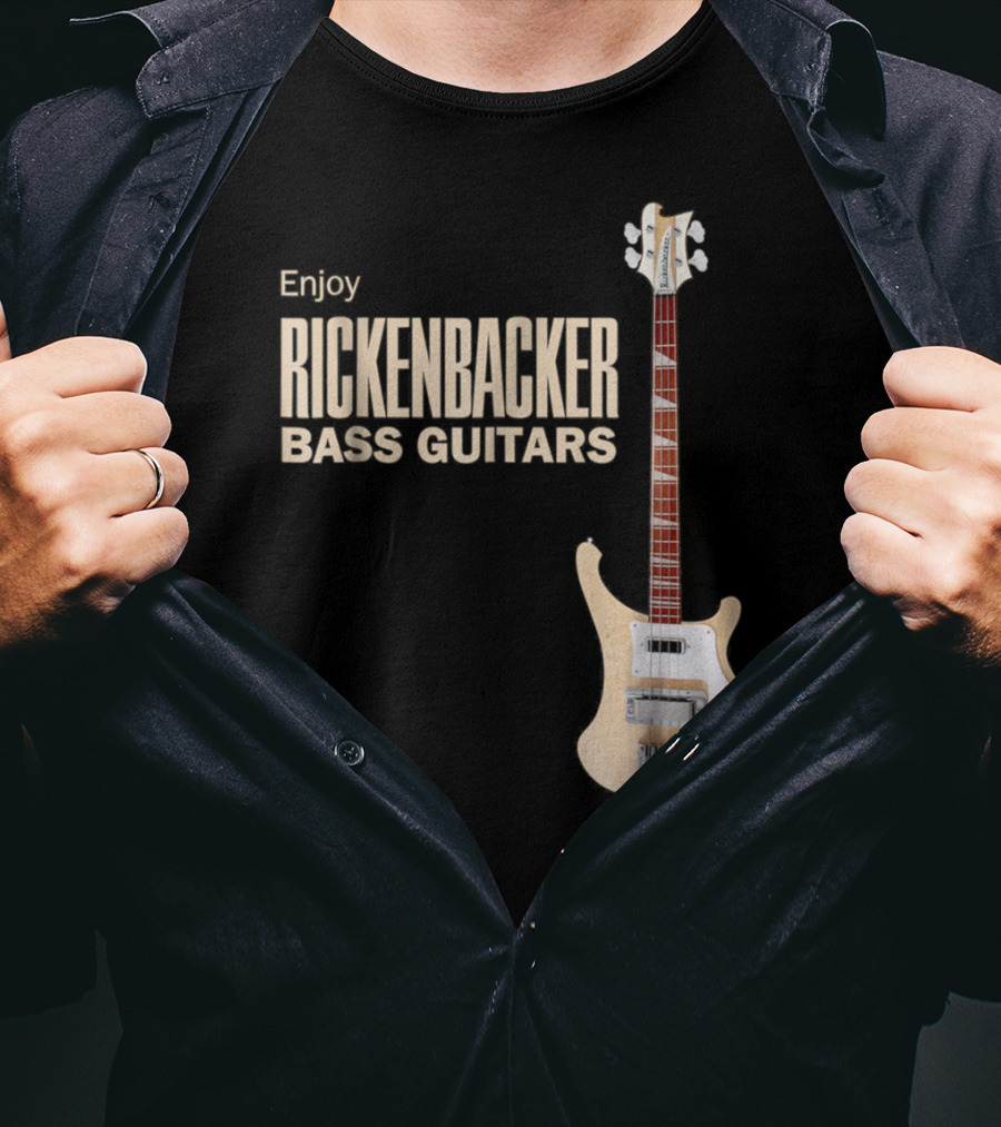 Enjoy Rickenbacker Bass Guitars T-Shirt