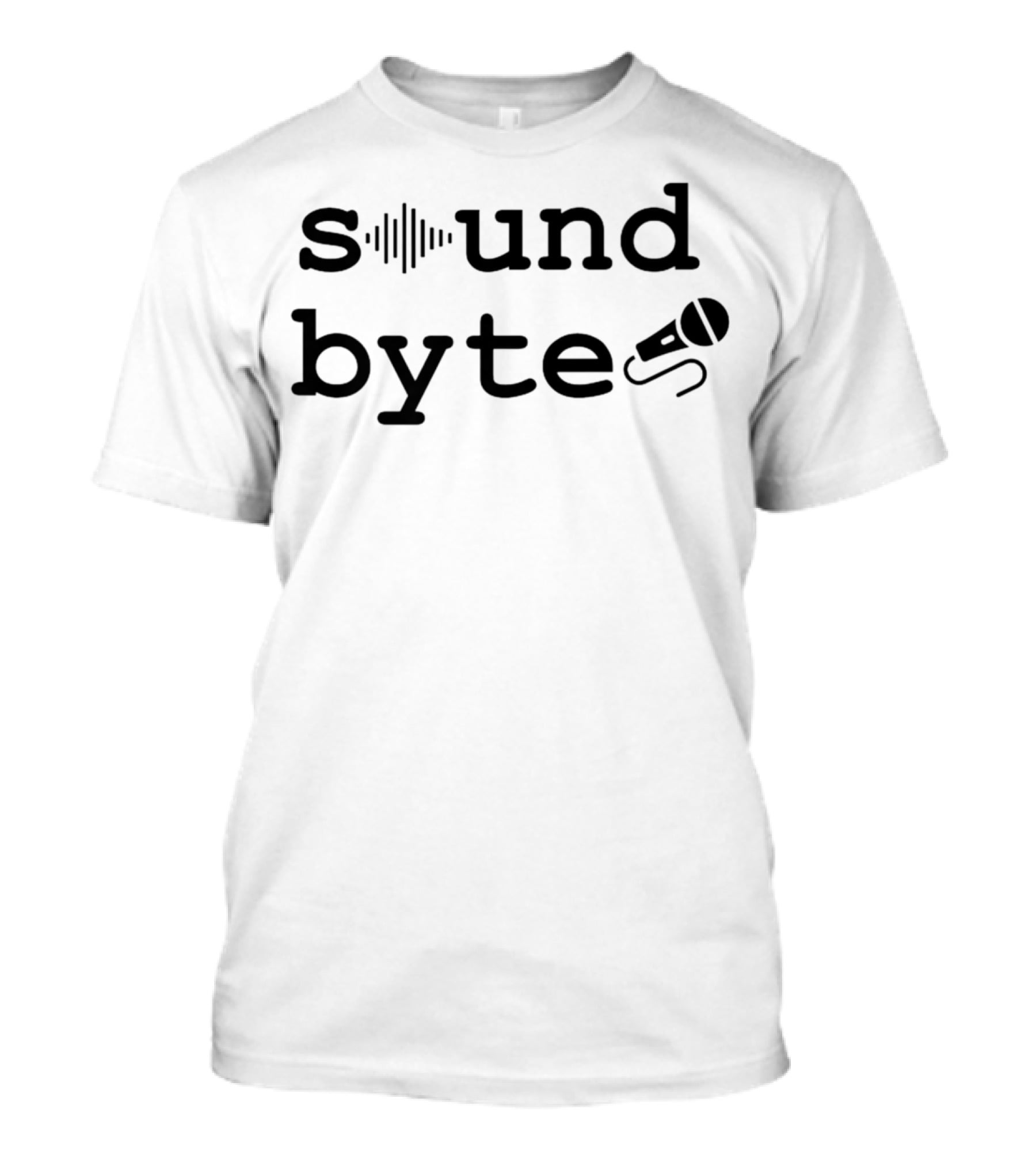 Sound Byte With Microphone And Soundwave T-Shirt