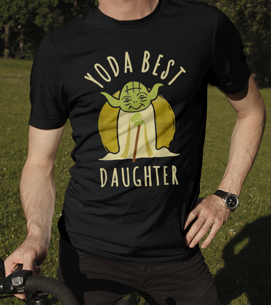 Yoda Best Daughter Cartoon Yoda Star Wars T-Shirt
