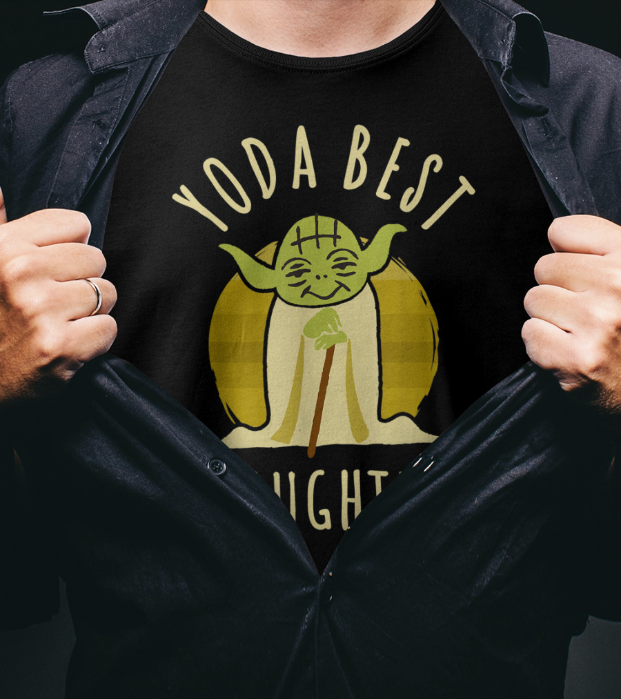 Yoda Best Daughter Cartoon Yoda Star Wars T-Shirt