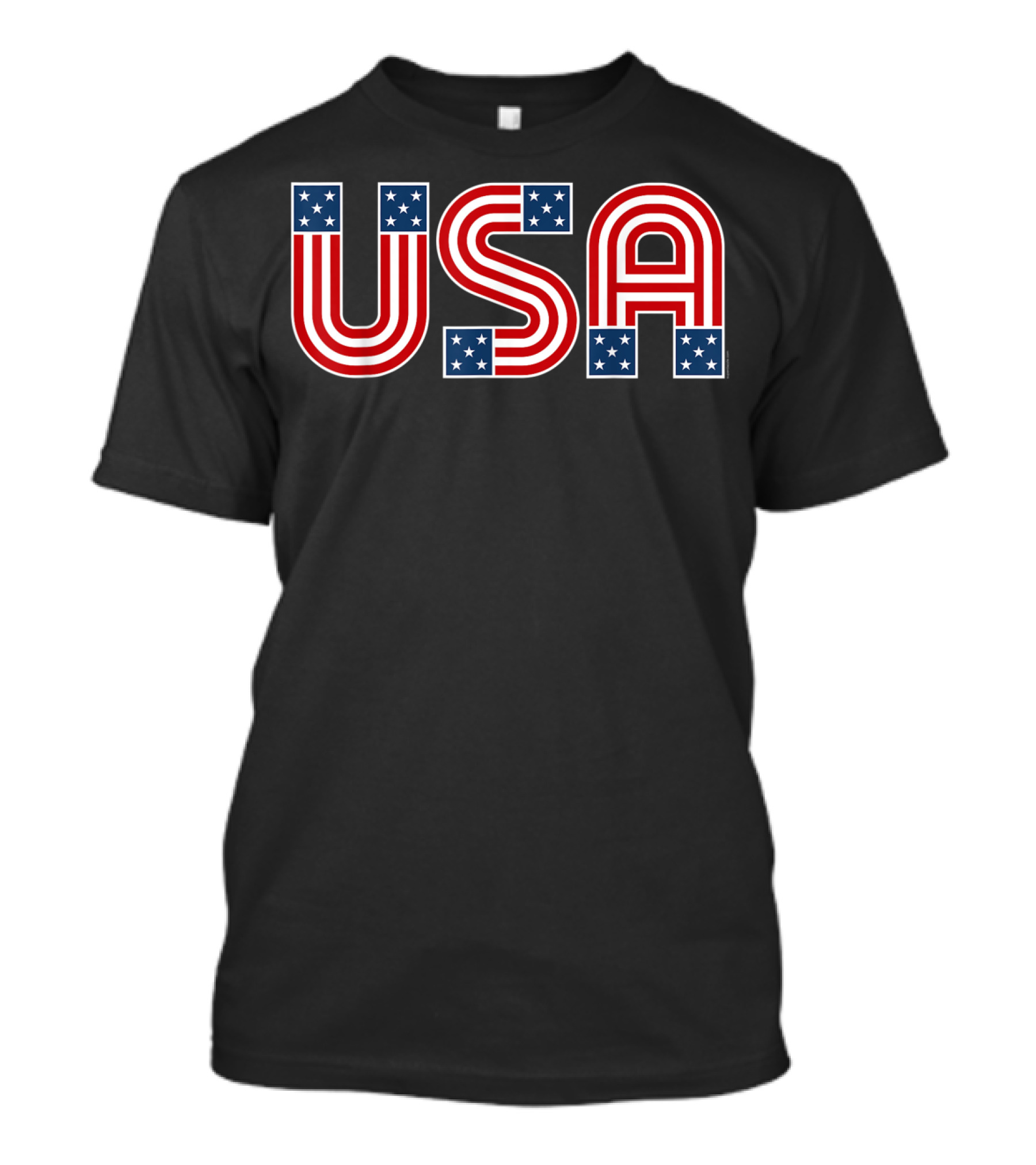 USA Stars And Stripes Patriotic American Flag T-Shirt