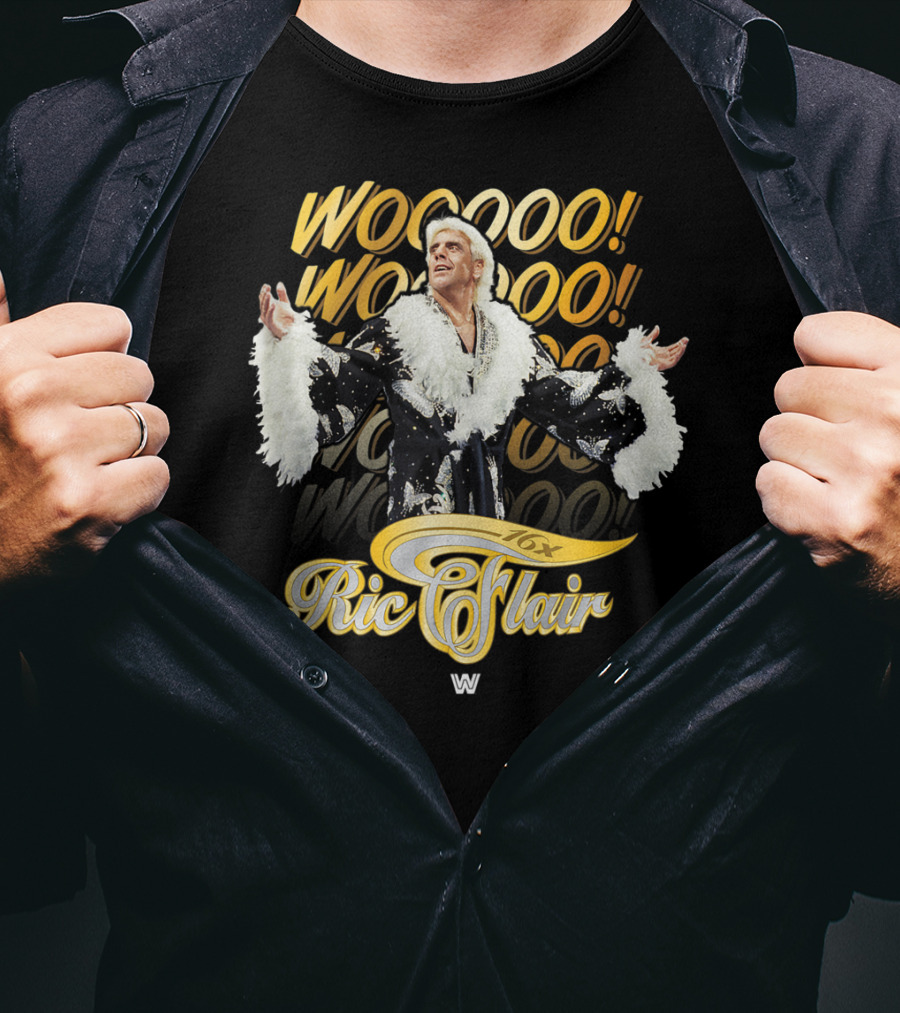 Woooooo 16x Ric Flair W T-Shirt