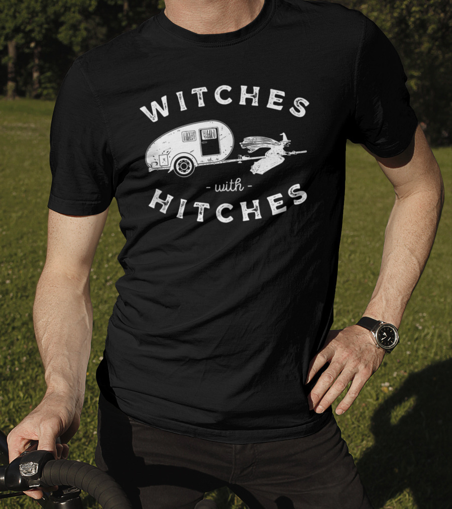 Witches With Hitches Halloween Witches Glamping Glamper T-Shirt