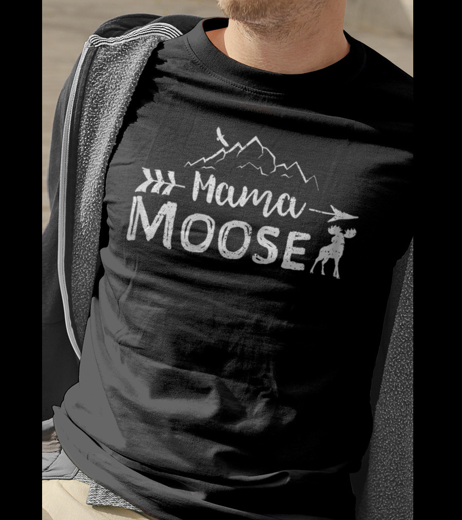 Mama Moose Arrow Mountain Family Matching T-Shirt