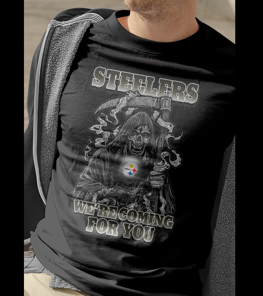 Steelers We're Coming For You Halloween Football Pittsburghsler T-Shirt