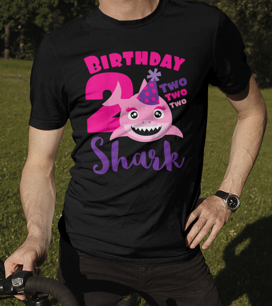 Birthday 2 Shark Two Two Two T-Shirt